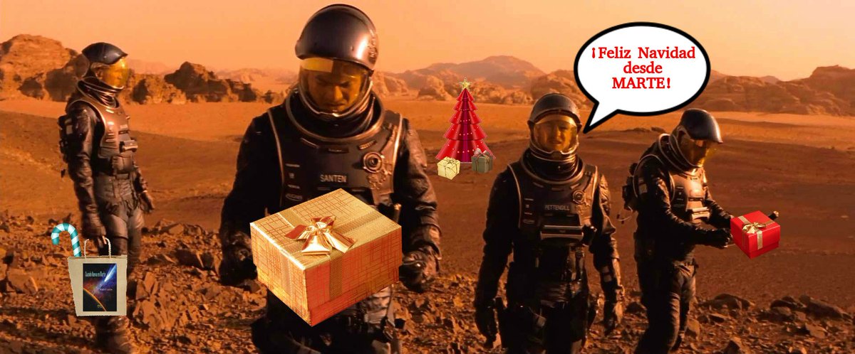 ¡Feliz Navidad a todos desde Marte!
