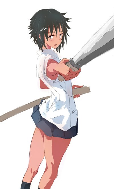 落書き 刀剣系女子高生 