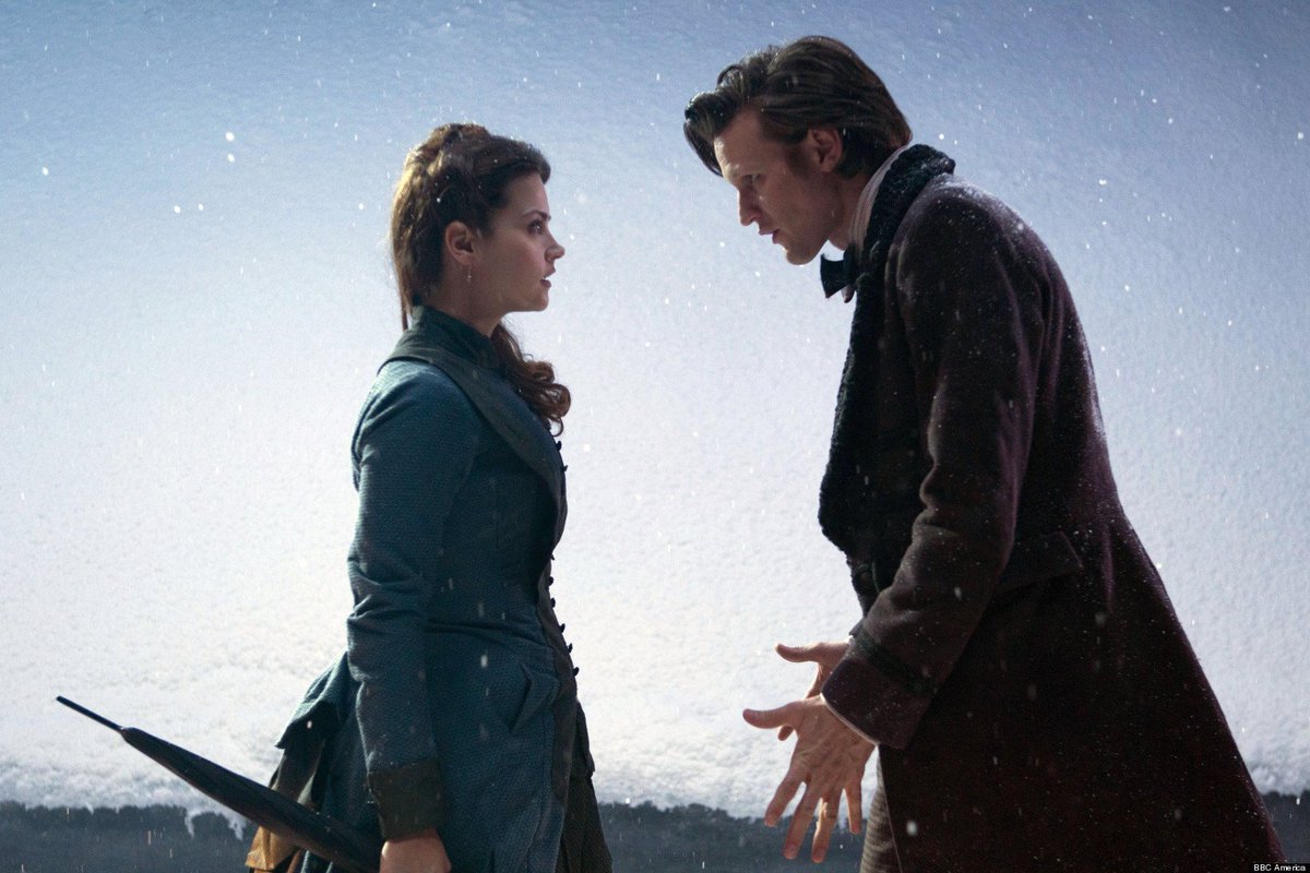 mattsmithisabae's tweet photo. #4YearsSinceTheSnowmen #Mattsmith #JennaColeman #EleventhDoctor #ClaraOswald broadcast in 2012 https://t.co/CKv81Ny8jX