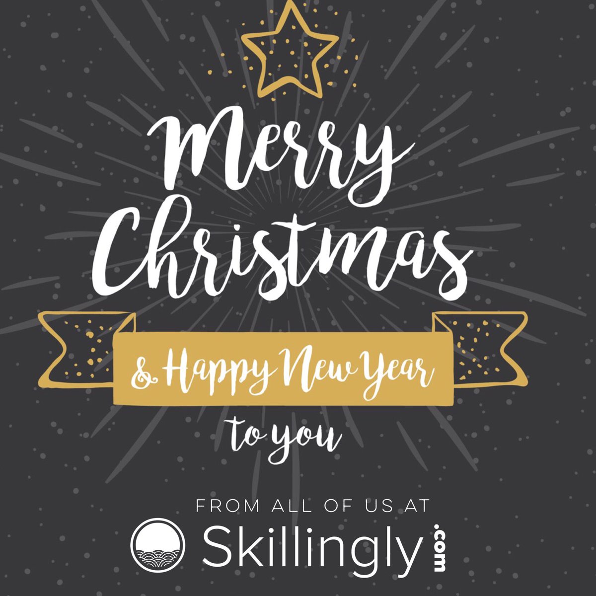 getskillingly's tweet photo. Wishing the whole #skillingly family of #trainers #leaders #clients #techleaders #coaches - A merry #Christmas and a happy #newyear2017 https://t.co/87DnzJRXDM