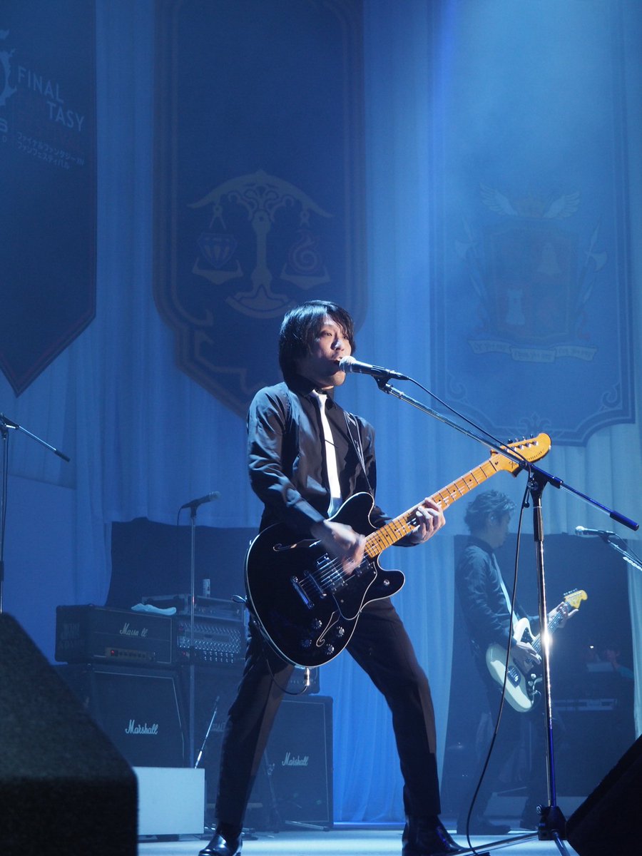 FF_XIV_EN's tweet photo. Tokyo #FanFest2016 comes to a close with an epic Primals concert! Soken, Koji, and guest singer Ayumi brought down the house!! #FFXIV https://t.co/pTB3sDoCjw