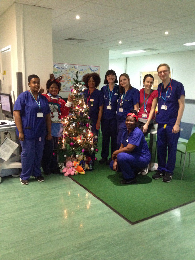Merry Christmas from the amazing staff on the Postnatal ward at UHL