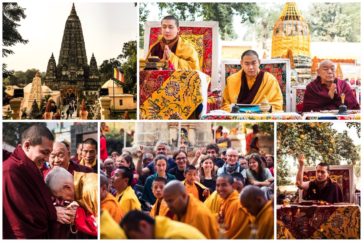 #Karmapa guiding the #Kagyu Monlam celebrations in #Bodhgaya:
diamondway-buddhism.org/karmapa-kagyu-… (<a href="/karmapaorg/">Karmapa</a>)