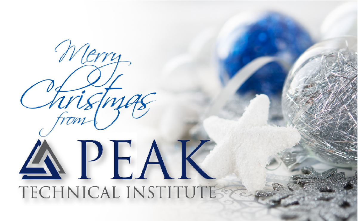 LeadByTheReins's tweet photo. Merry Christmas from Peak Technical Institute! We wish you love, happiness and wonderful memories today! https://t.co/SNFCsZcE0a