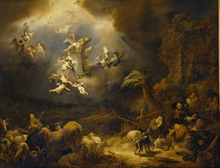 MuseeLouvre's tweet photo. #WorkOfTheDay Angels Announcing Christ's Birth to the Shepherds, Govert FLINCK 1639

☛ https://t.co/mLDCpycryT ✞

#Paintings #MerryChristmas https://t.co/ZNPM4iVSz7