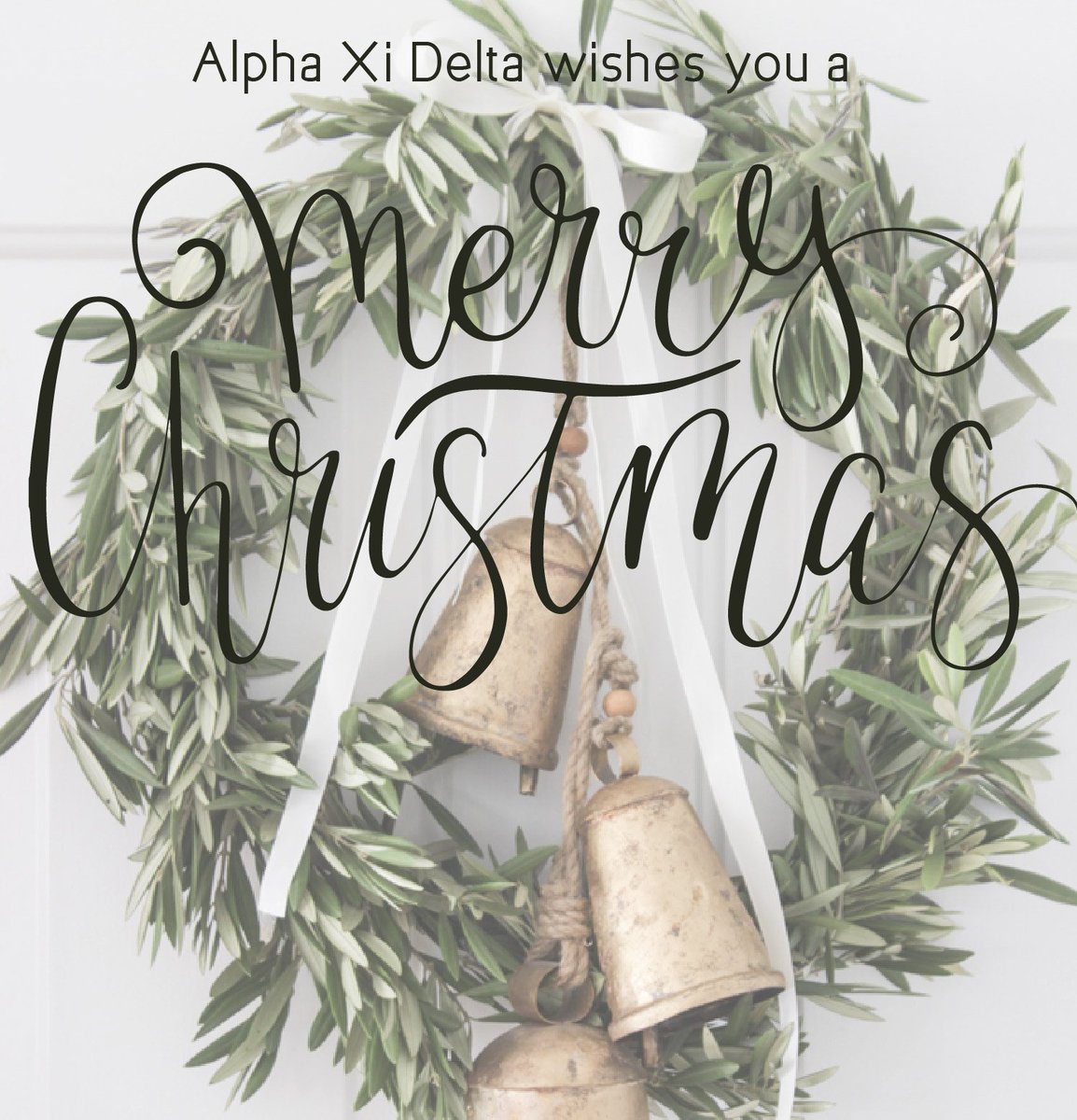 alphaxidelta's tweet photo. Alpha Xi Delta wishes you and your family a Merry Christmas and a Happy New Year! https://t.co/KWlpXYoea7