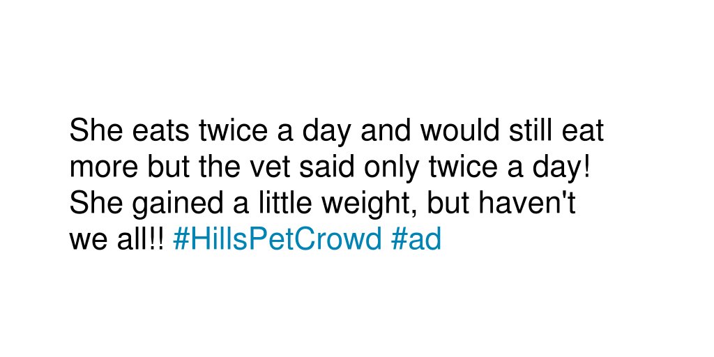 BohaychykE's tweet photo. Share a few details about your dog’s current eating habits. #HillsPetCrowd #ad https://t.co/k3wIEEkDSU