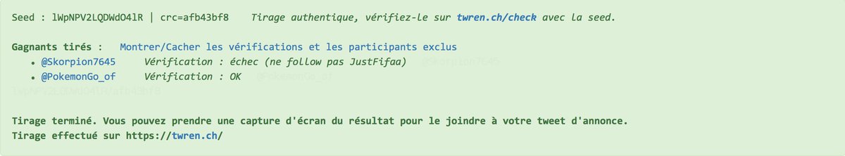 LanceTaCommu's tweet photo. @JustFifaa Bien joué à @PokemonGo_of qui remporte le concours! Tu as 2 jours pour me contacter en DM ! https://t.co/azepWXXiQT