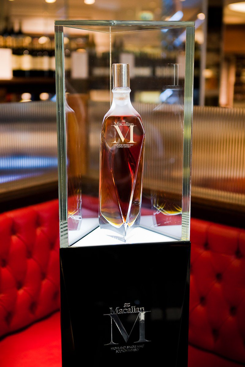 One of my Christmas wishes :-))
A large crystal decanter filled with rare Macallan "M" whisky sold for $628,205 at a Sotheby's auction.