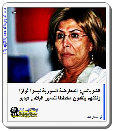 الشوباشي: المعارضة السورية ليسوا ثوارًا ولكنهم ينفذون مخططا لتدمير البلاد