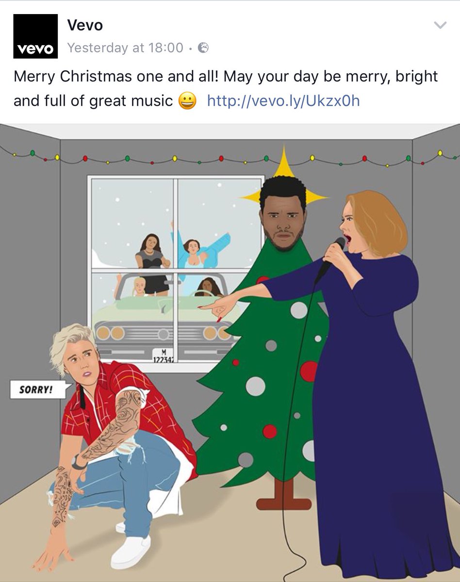 Doeyppp's tweet photo. Legends only on the @Vevo Christmas card. https://t.co/20737VqHeO