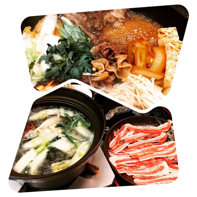 今日はようやっと同人誌が落ち着いたので、
すき焼と豚しゃぶ😋

うま!!(*・д・*)

よいクリスマスの糧でした(*¯ω¯*) 