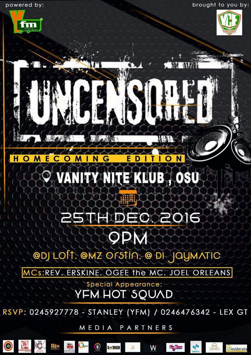 vanityklub's tweet photo. THE BIG YCE UNCENSORED PARTY DON'T MISS IT. Merry Christmas #nightlife https://t.co/4zBNjEP34D