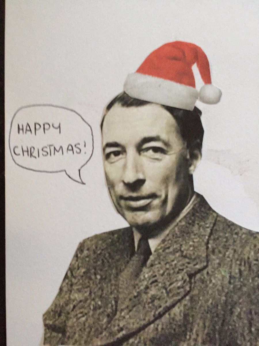 Card from my younger daughter. Add a little Louis to your Christmas Day.