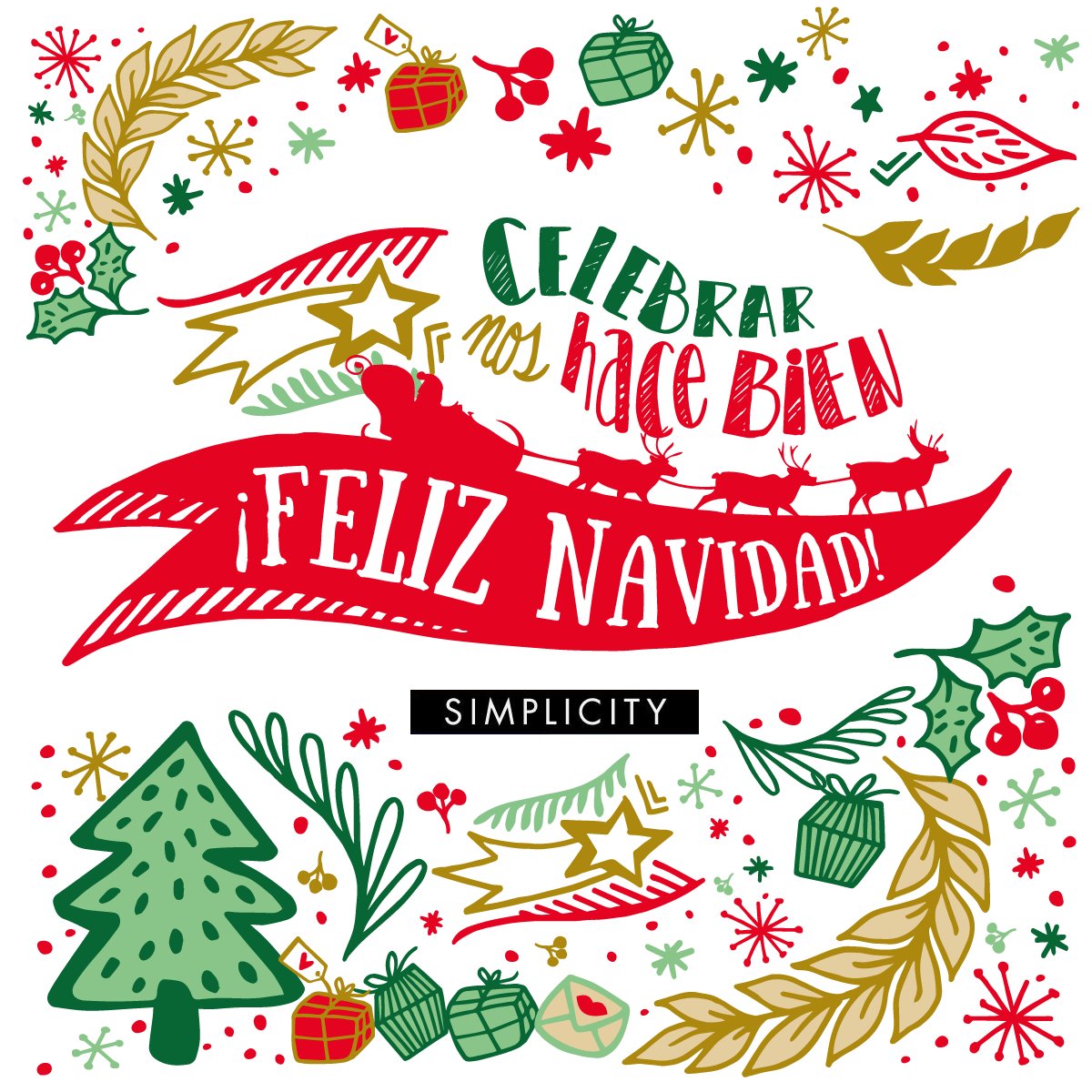 SimplicityArg's tweet image. ¡Que estas fiestas sean llenas de amor y paz! Porque celebrar nos hace bien #FelizNavidad