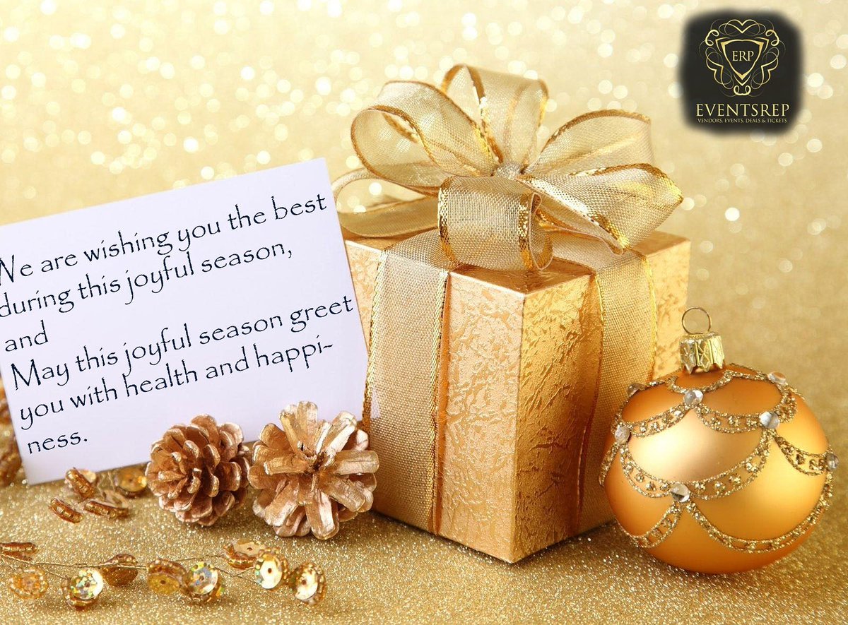 Events_Rep's tweet image. Seasons Greetings to our Vendors, Clients, Followers, Supporters, Family and Friends #EventsReP #Events #Deals #Tickets #itsalifestyle
