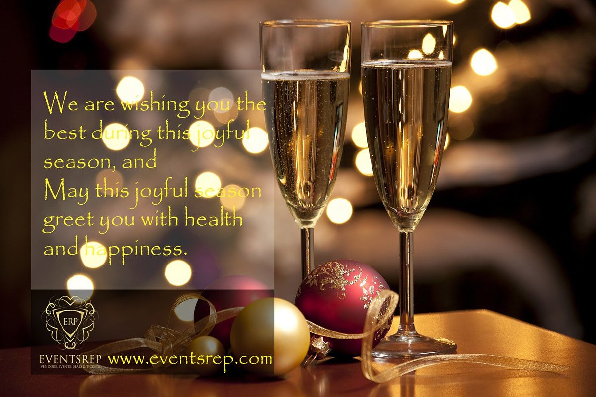 Events_Rep's tweet image. Seasons Greetings to our Vendors, Clients, Followers, Supporters, Family and Friends #EventsReP #Events #Deals #Tickets #itsalifestyle