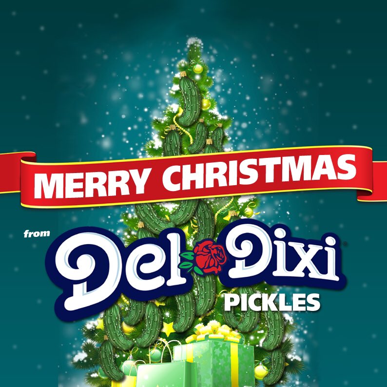 Del_DixiPickles's tweet photo. Merry Christmas from our family to yours, we hope you have a great day! https://t.co/iCpBaAABz1