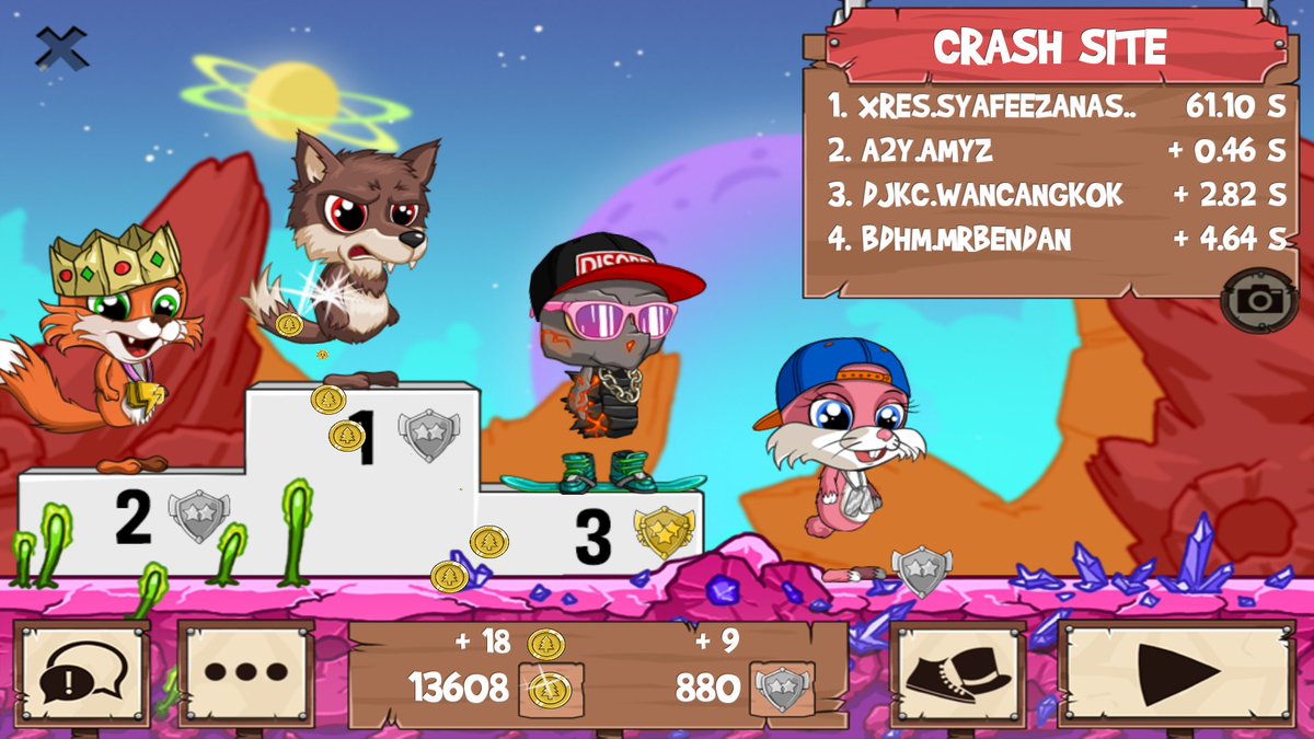 syafeezanasir's tweet photo. Get on my level, son! #funrun2 #AmyZ #Wancangkok #Mrbendan https://t.co/7JViru9cFV