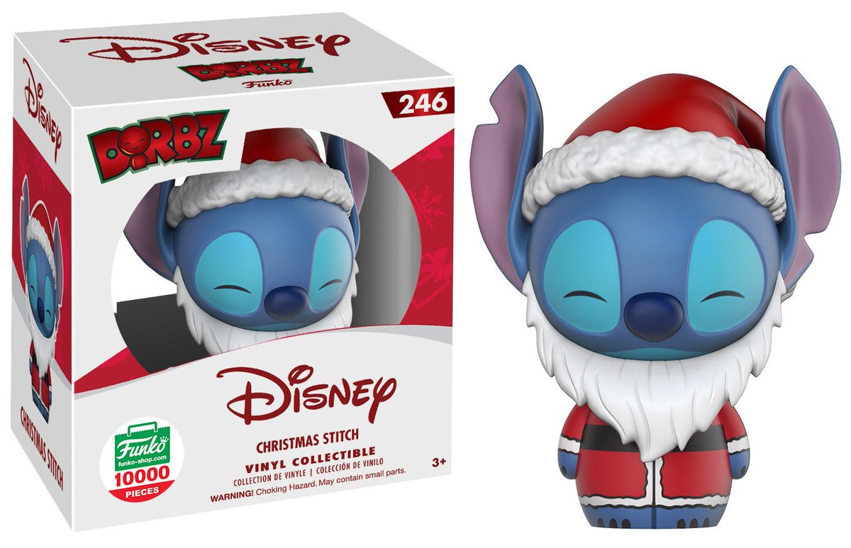 Funko's tweet photo. RT &amp; follow @funko for the chance to win a Funko-Shop exclusive Christmas Stitch Dorbz! https://t.co/lBrhImxiBK