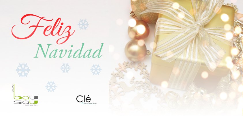 CleInmobiliaria's tweet photo. Clé y Grupo Bausau desea que tengas una Feliz Navidad https://t.co/XF74XsoQfF