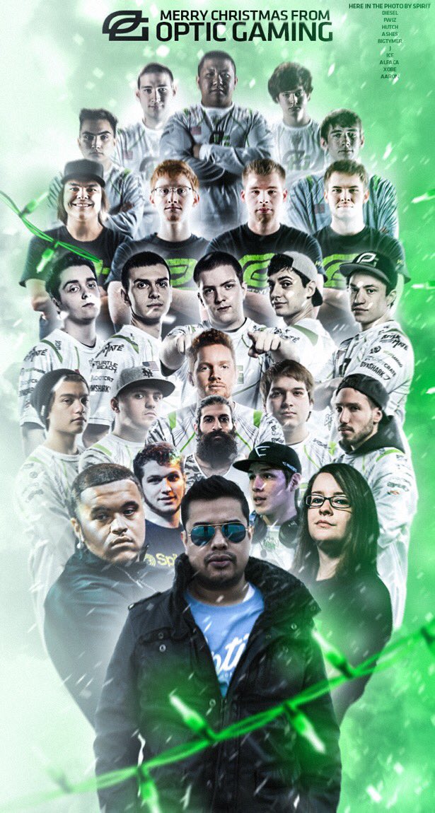 OpTic's tweet image. Merry Christmas everybody, from the OpTic Family, to yours.