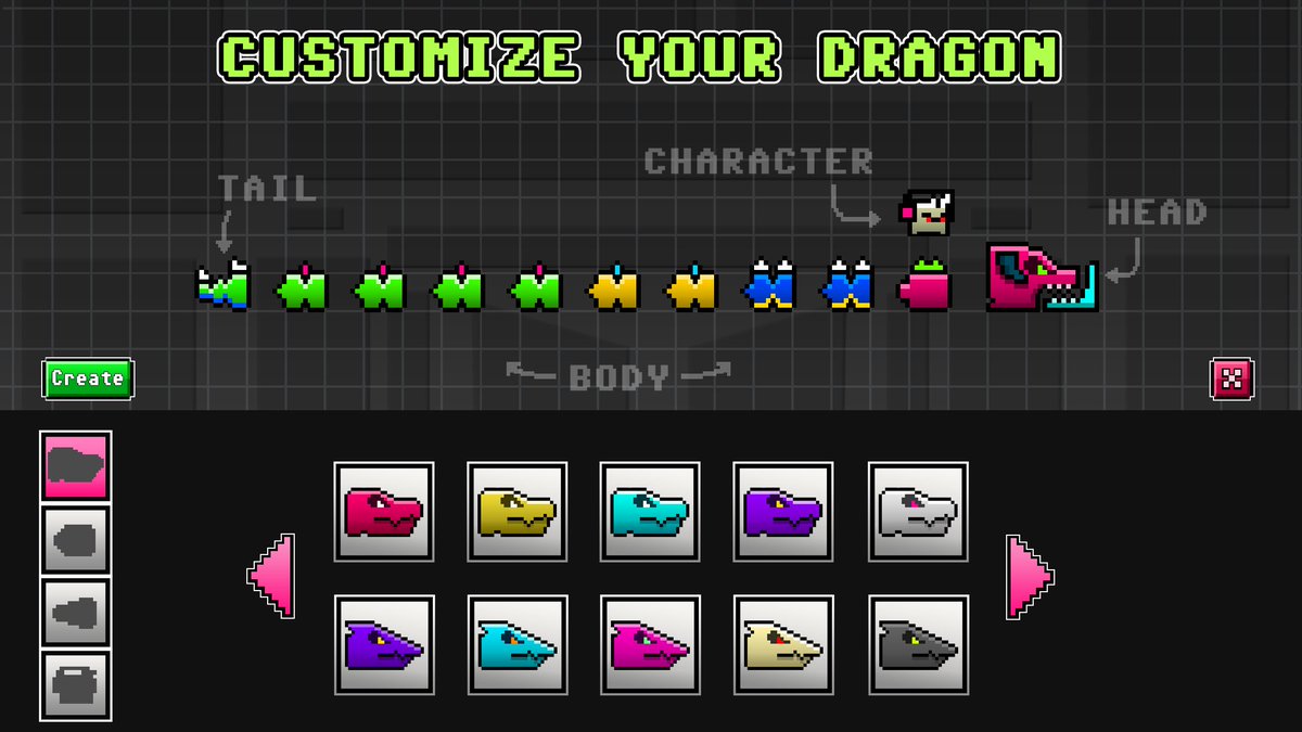 Unlock pieces and costumize your dragon! Available in the App Store on Dec 29th!