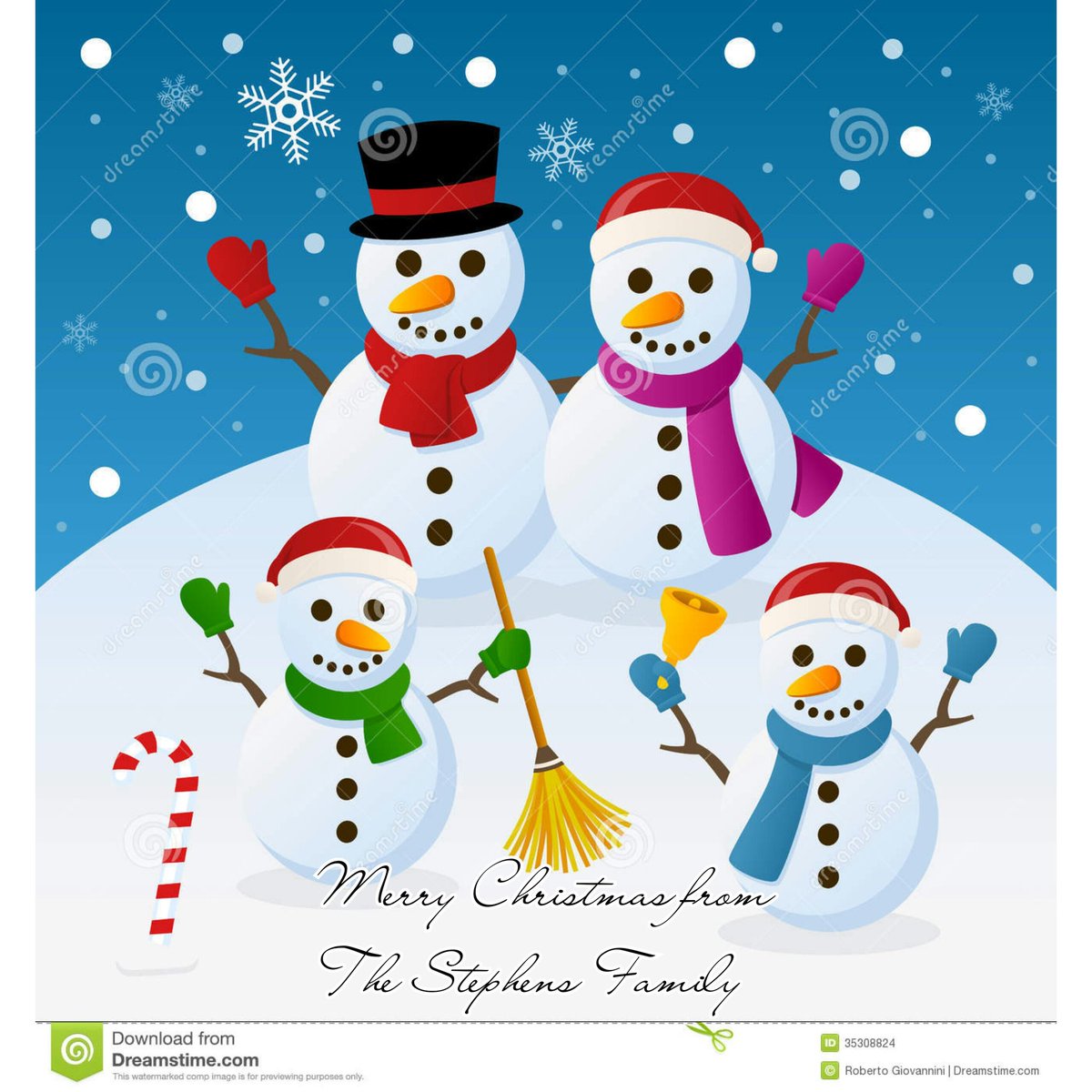 Merry Christmas from the Stephens Family Love You All