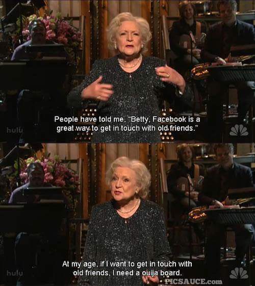 _TruePicture_'s tweet photo. Betty white is the best lol 

#lol #LMAO #comedy #halrious #LMFAO #funny #toofunny #ROFL #sotrue #gold #BettyWhite https://t.co/l9gIKDR7xF