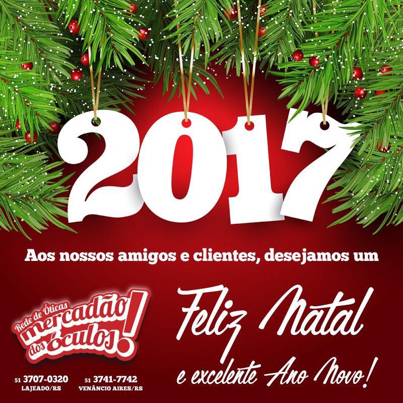 mercadaoculos's tweet photo. Desejamos a vc e sua família um iluminado Natal e um Ano Novo de muitas realizações! Obrigado pela sua preferência! https://t.co/pz3LnpVa30