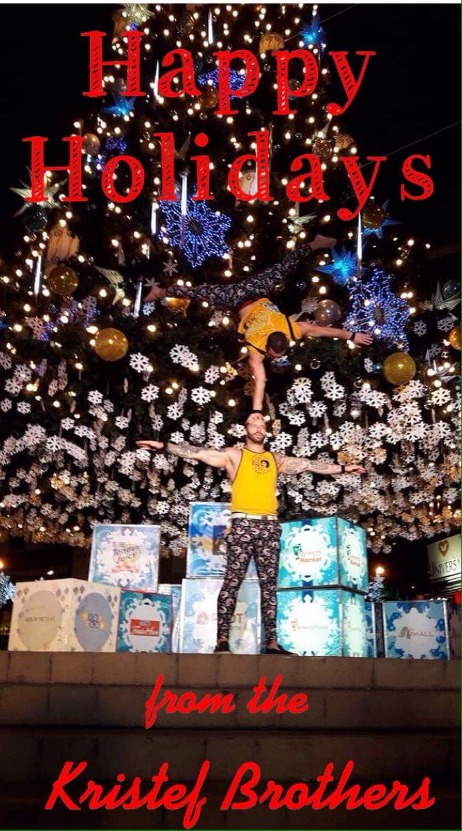 KristefBrothers's tweet photo. Wishing everyone #happyholidays and a #MerryChristmas!#naughtyornice #championholidays https://t.co/FYEaSSwcJv