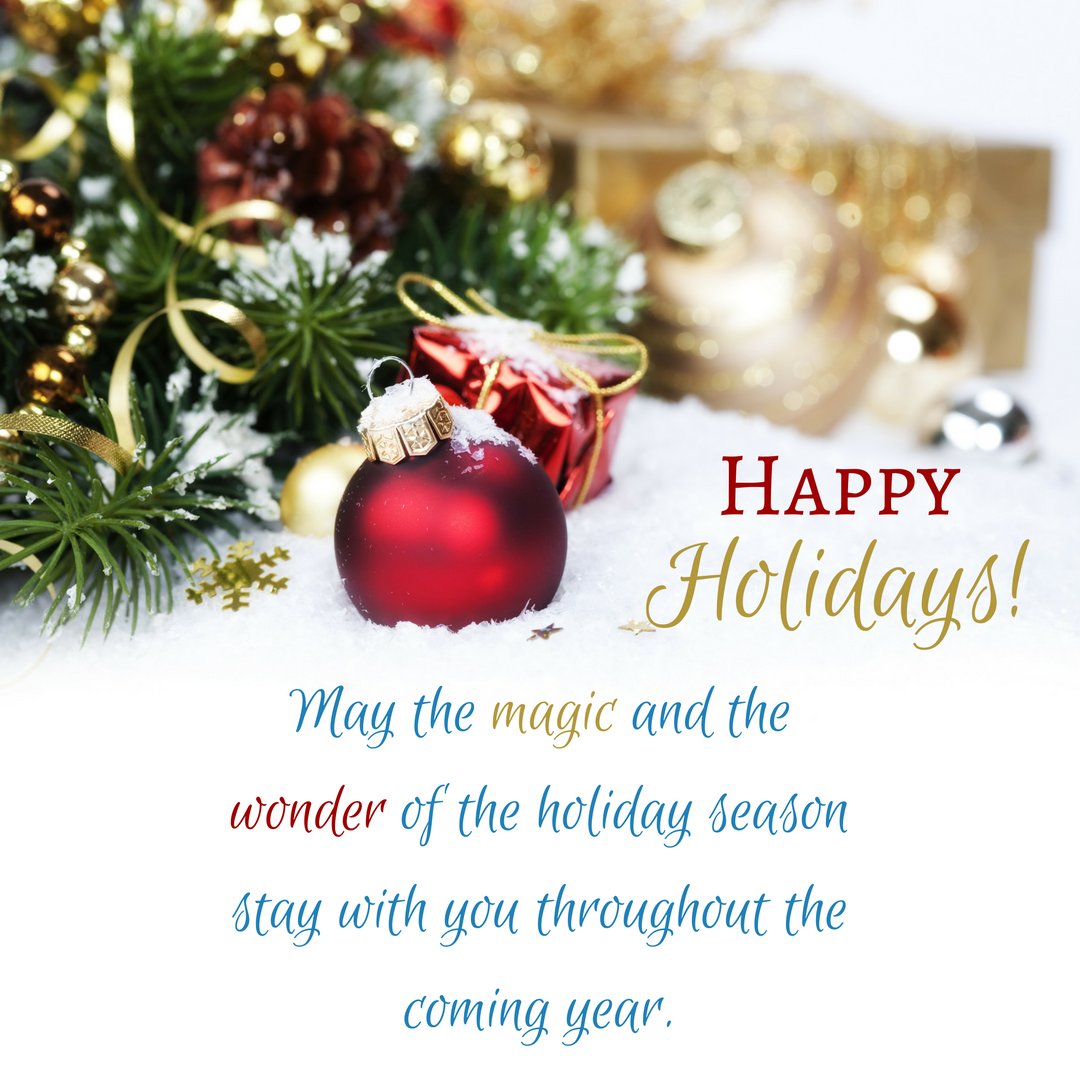 Happy Holidays from Dr. Gilvydis and the staff at Gilvydis Vein Clinic! Best wishes for a new year filled with health, joy and success.