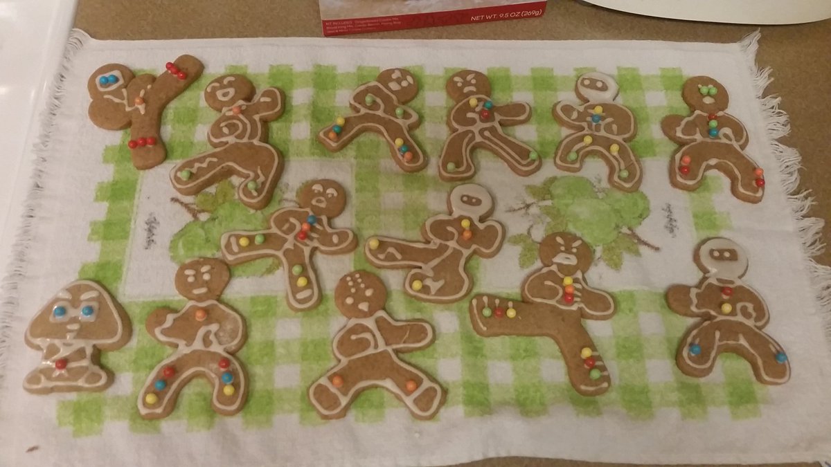 GaijinGoombah's tweet photo. They're done!!! #ninjabreadmen https://t.co/nE1lLet2R9