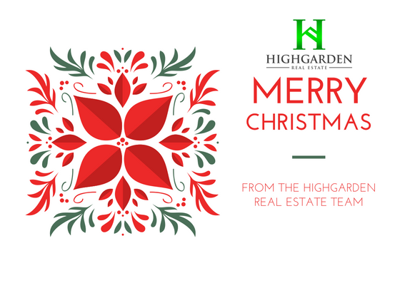 Wishing you all a very Merry Christmas from the Highgarden Real Estate Team!