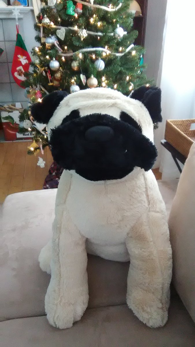 big pug stuffed animal