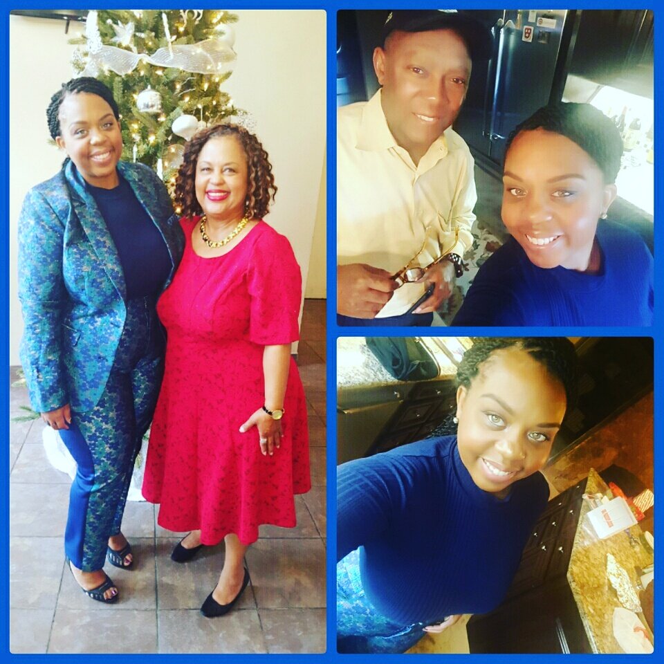 Merry Christmas from my family to yours! .@SylvesterTurner #jesuswasborn #princeofpeace #mayorturner #funsize #firstdaughter