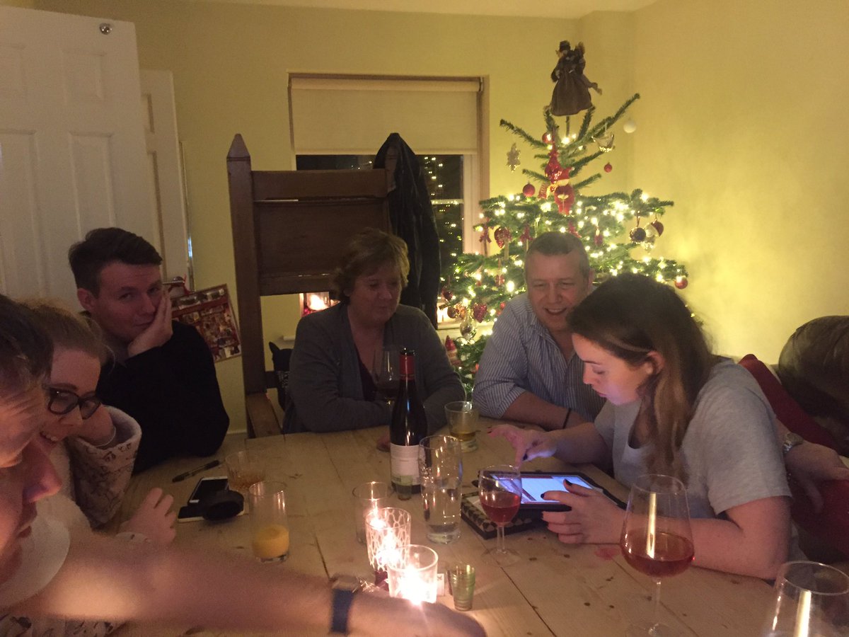 emcomish's tweet photo. Christmas Yahtzee is in full swing @emmahughes6 @Lord_Stones https://t.co/uT91aQrxOF