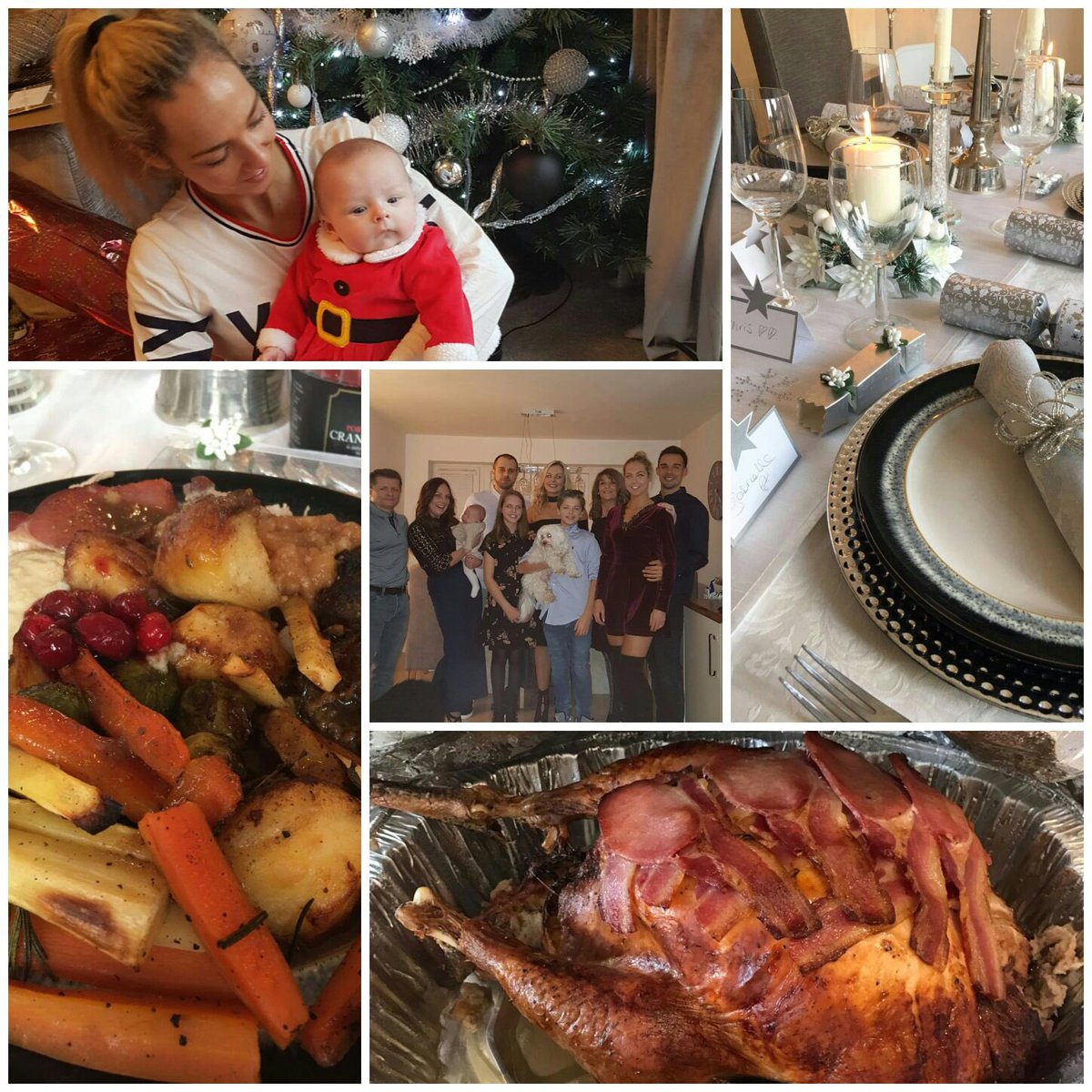 gabbyadcock's tweet photo. First time hosting!#ChristmasDayinMK #santababy #bigbird🦃#sparkletable✨#yummydinner 😋🎁🎄#family 👨‍👩‍👧‍👦 https://t.co/8UQF84bCRA