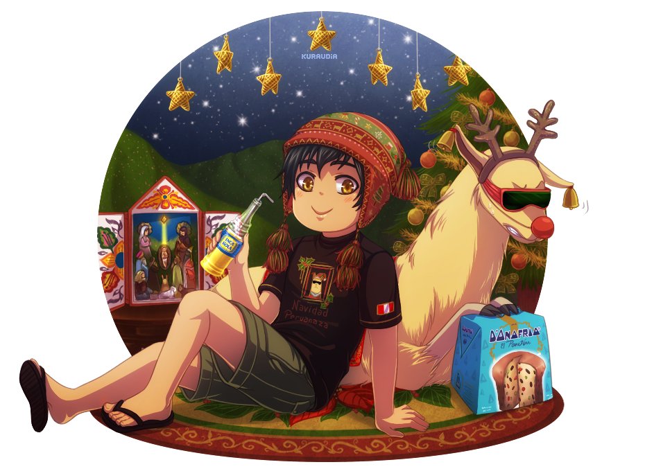 Feliz navidad a todos~ 🎄🎅🌞🎁🔥👌👀❤✨Pásenlo hermoso~ #ReciclandoDibujos #LatinHetalia #Peru