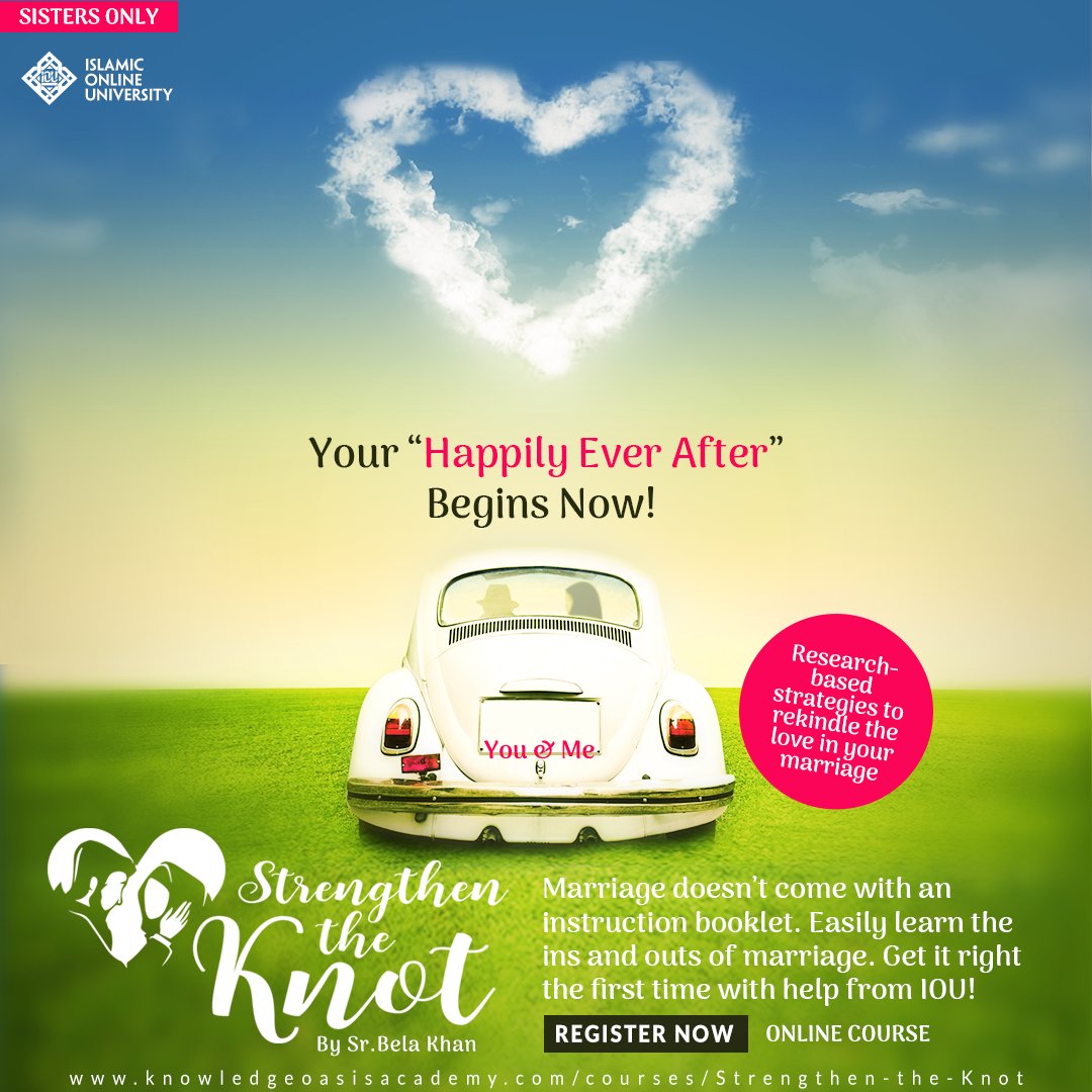 DrBilalPhilips's tweet image. Turn the page on your unhappy #marriage.There is a light at the end of the tunnel with course ‘Strengthen the Knot’ goo.gl/uiYnzF