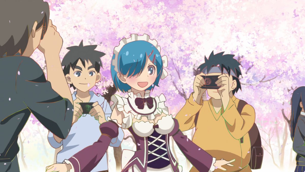 Crunchyroll On Twitter Rem Is Already Appearing In Other Anime As A Cosplay Via Hagane Orchestra