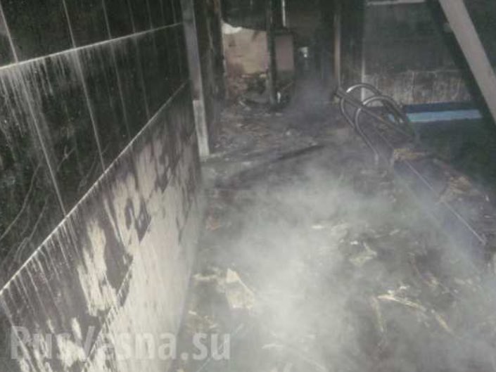 Жители оккупированной Красногоровки сожгли баню с пьяными нацистами