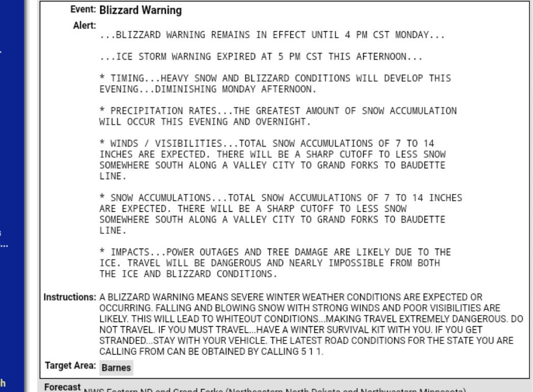 weatherpeoplewx's tweet photo. Be careful if in this area 
#NDwx https://t.co/amipaGylfK