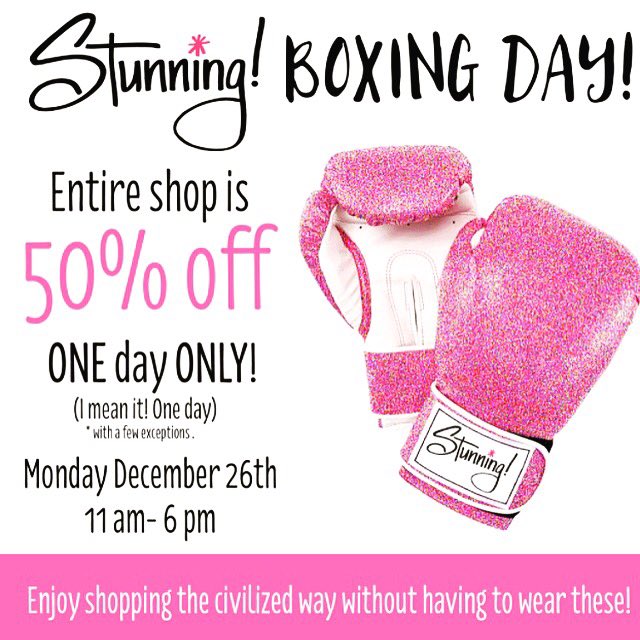 ONE DAY ONLY! #ottawa #boxingday #613