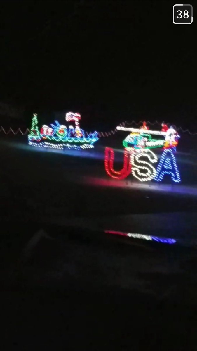 dm200k's tweet photo. Christmas light at Vegas speedway https://t.co/FhQnyTbhZx