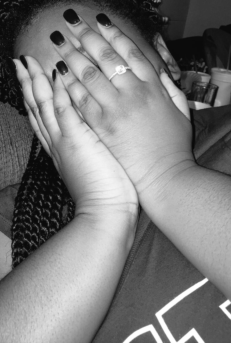 _Focused4Life's tweet image. So blessed to have you here with me on this Christmas day 🙏🏾💜💍