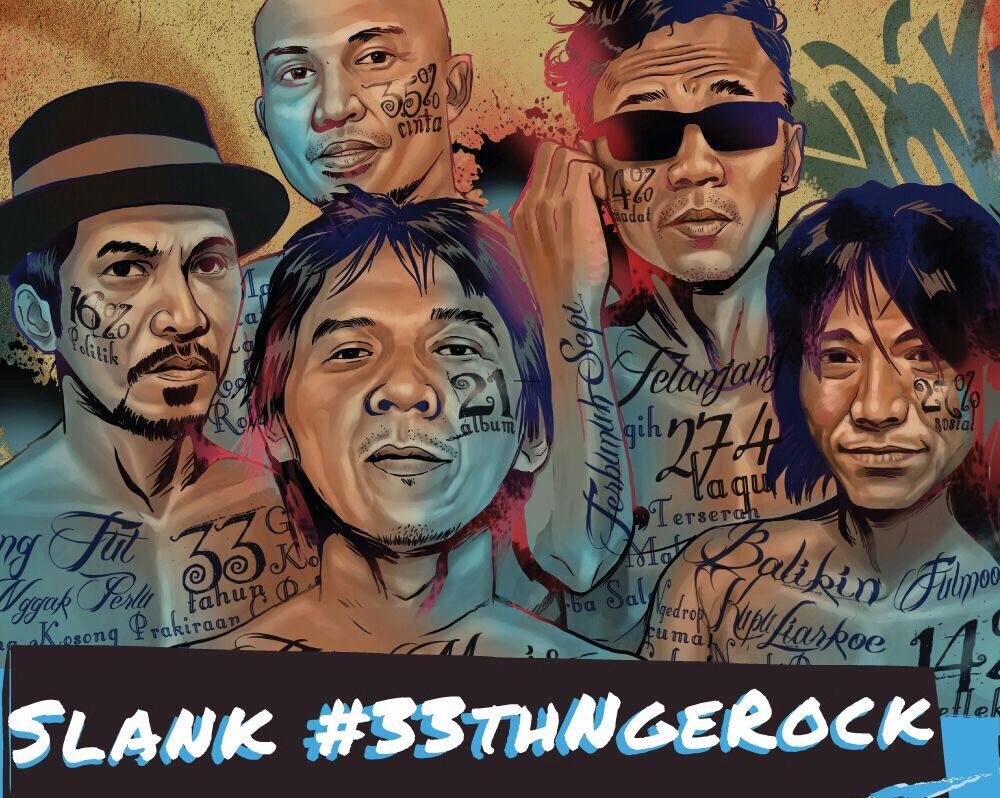 Hari ini Slank 33th, karena Slank gw bisa liat Indonesia dari dekat &amp; mudah2an Slank selalu dekat dihati slankers dan rakyat Indonesia🇮🇩