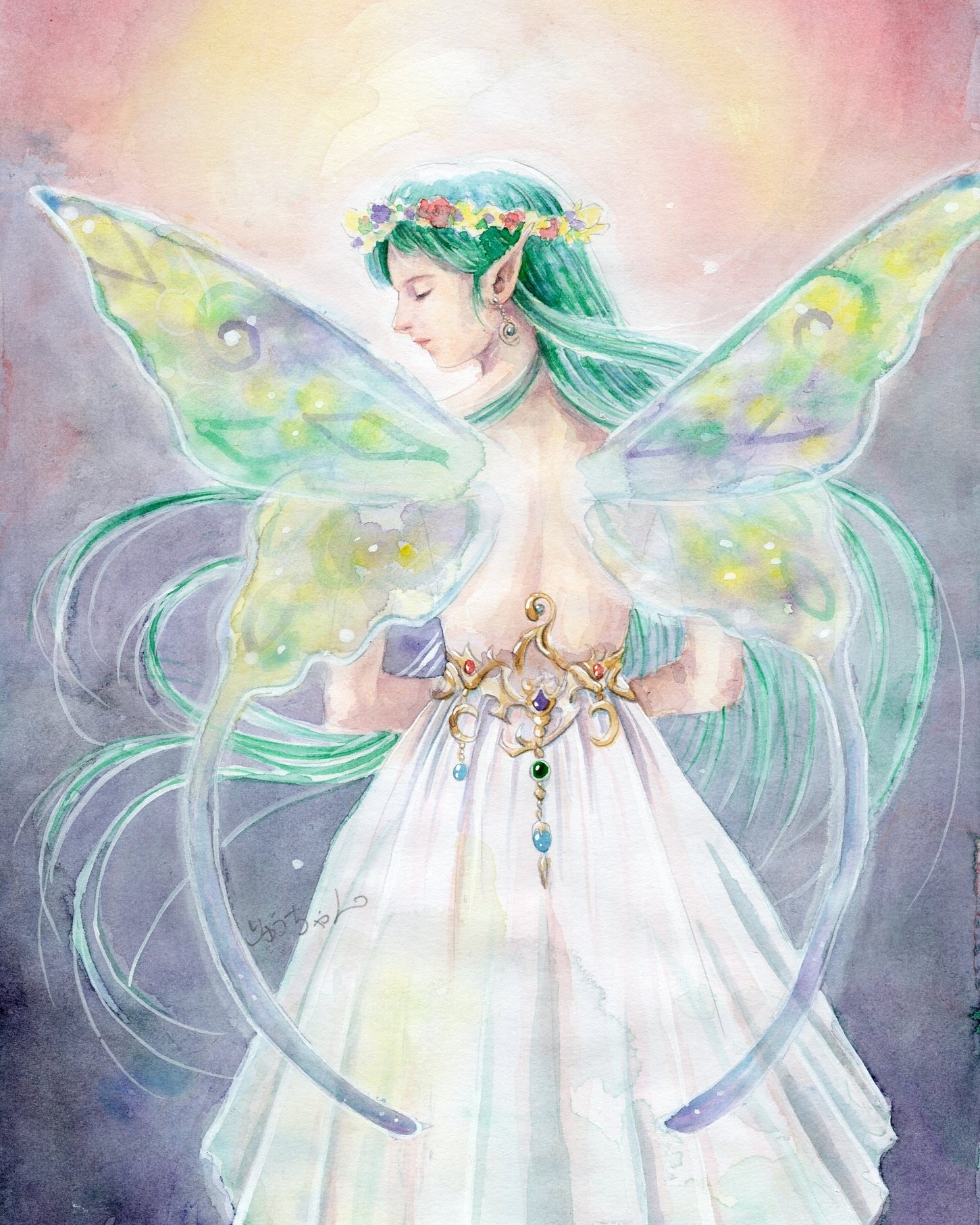 油絵　妖精04 910OI5ocxIL._AC_UF350,