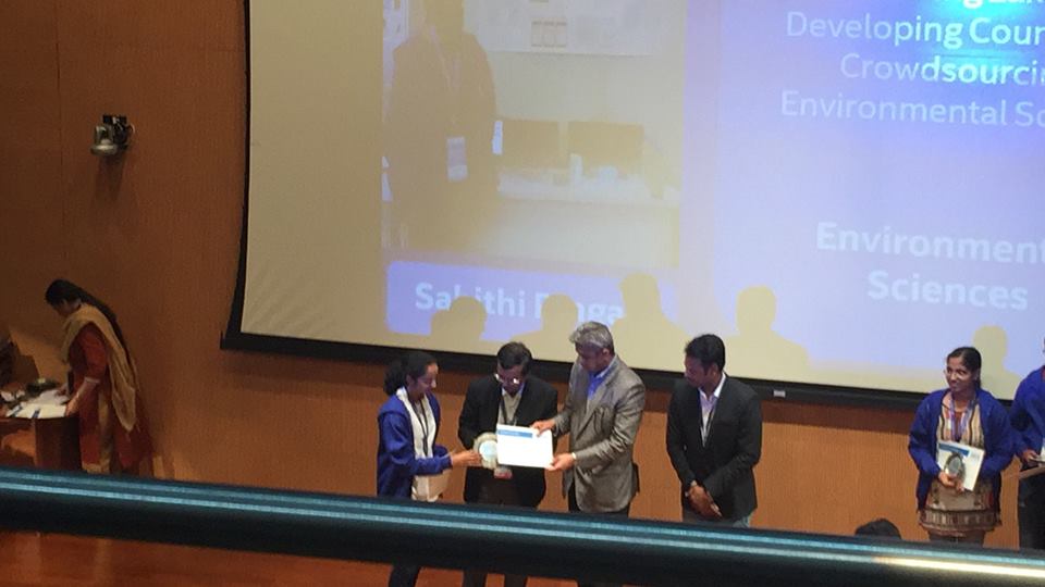 InventureK12's tweet image. Sahithi Pingali wins the Grand Award at the IRIS National Science Fair.
#InventureAcademy #EngineeringFair #GeoExcellenceAward #LA2017