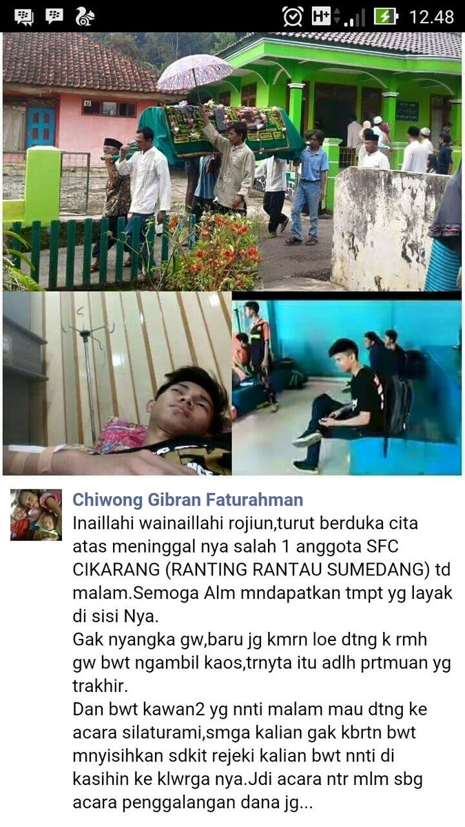 Kami turut berduka cita atas meninggalnya anggota kami dari ranting rantau <a href="/SFC_Sumedang/">Slank Fans Club SMD</a> semoga amal ibdhnya di trma